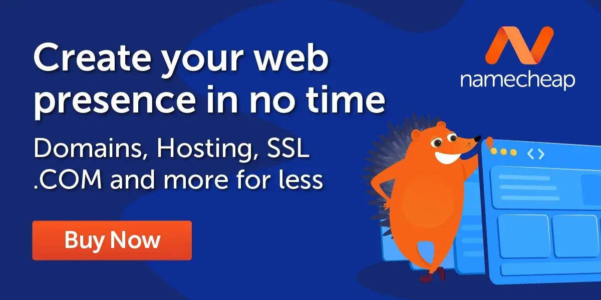 Namecheap — sponsored